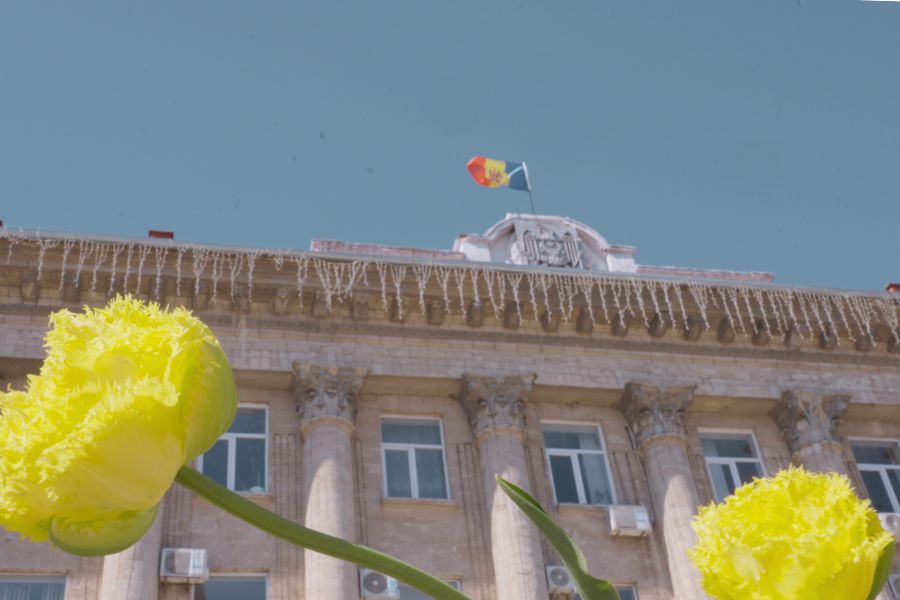 VIDEO Tricolorul, sărbătorit la Bălți. 36 de ani de la adoptarea Drapelului de Stat